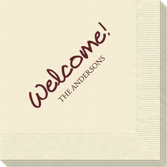 Studio Welcome Napkins